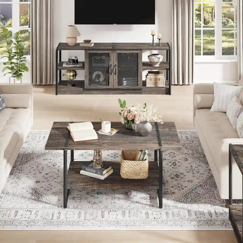 65-Inch Long Wooden TV Stand