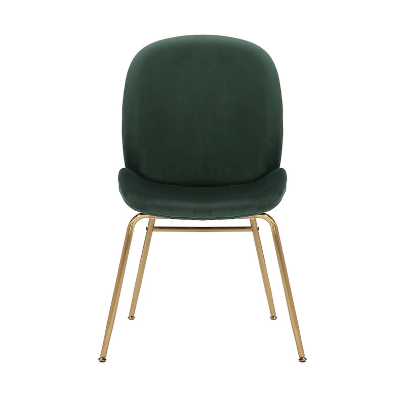 Velvet Gold Leg Dining Chair