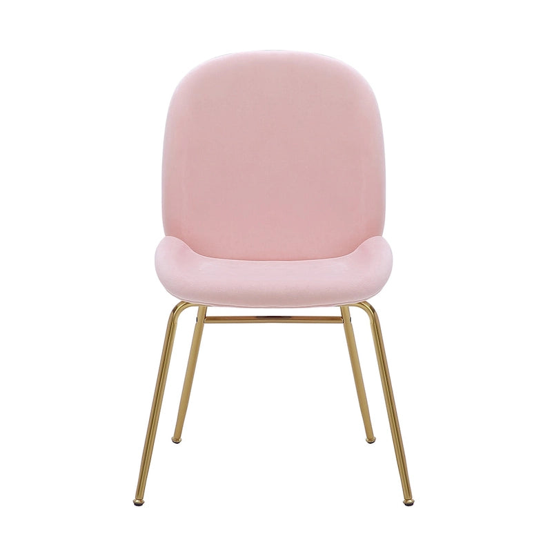 Velvet Gold Leg Dining Chair