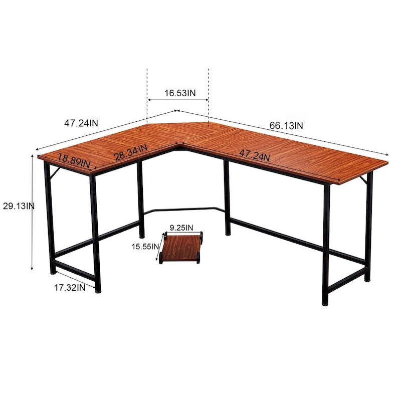 Corner L-Shape Gaming Desk