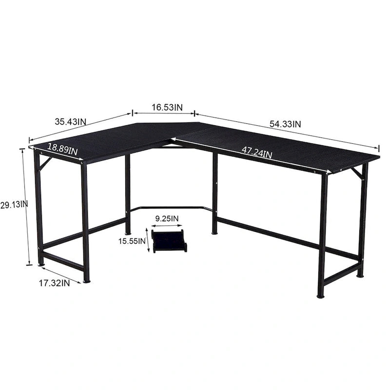 Corner L-Shape Gaming Desk