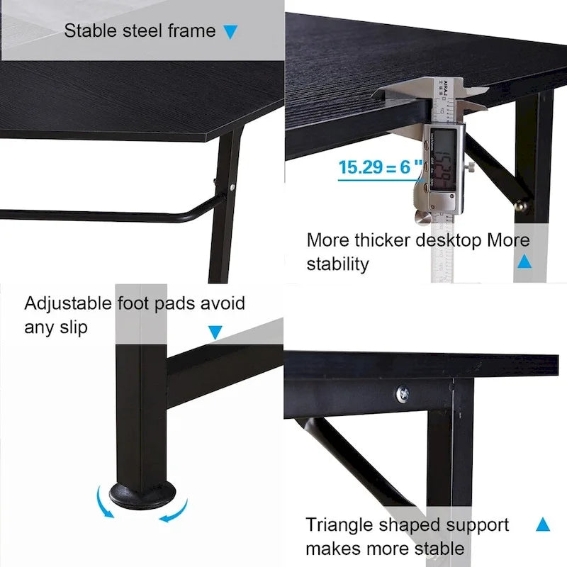 Corner L-Shape Gaming Desk
