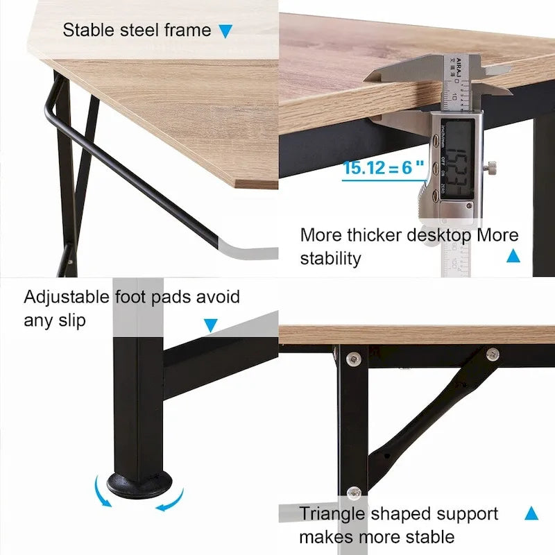 Corner L-Shape Gaming Desk