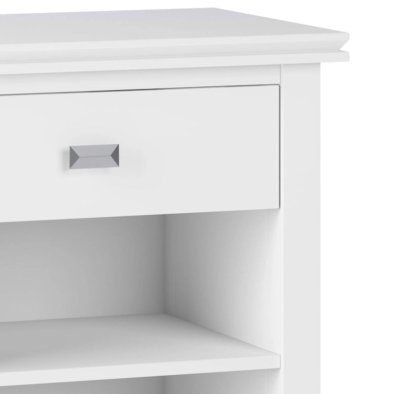SOLID WOOD 24 inch Wide Bedside Nightstand Table