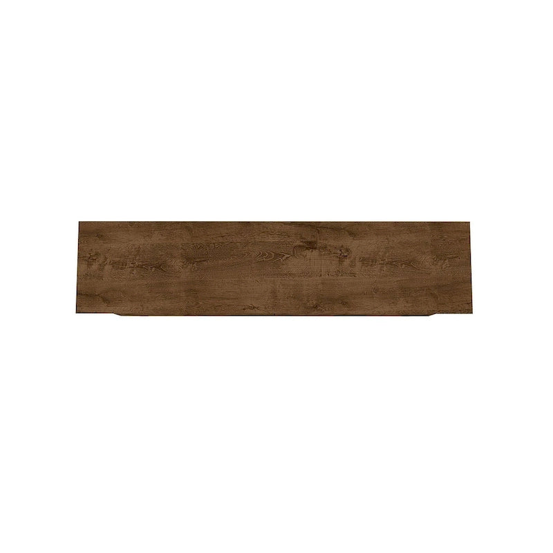 62.99 Sideboard with Solid Wood Legs and 2 Cabinets in Off White and Cinnamon
