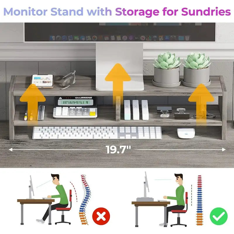 L Shaped Computer Desk Drawer Power Strip Storage Cabinet Storage Bag