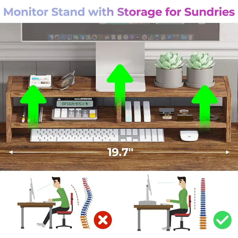 L Shaped Computer Desk Drawer Power Strip Storage Cabinet Storage Bag