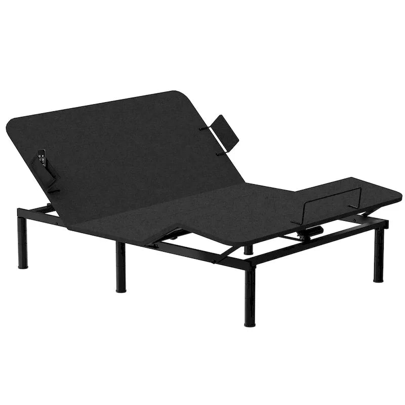 Twin XL/Queen/Split King Size Adjustable Bed Frame, Zero Clearance, Zero Gravity, Mattress Holder