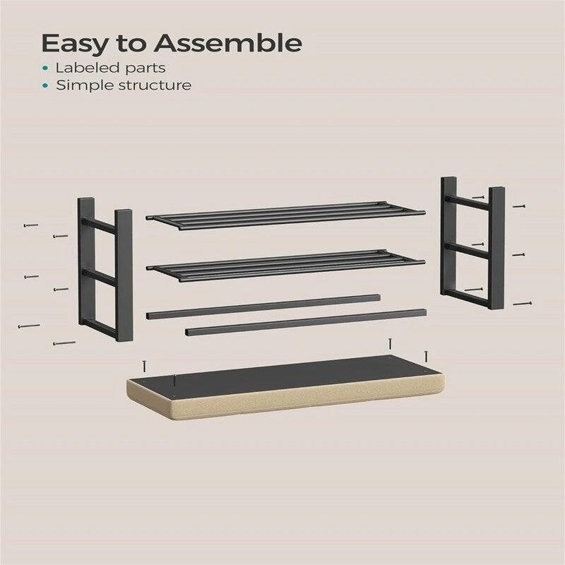 Entryway Bench with Cushion - 12.2D x 31.9W x 19.3H