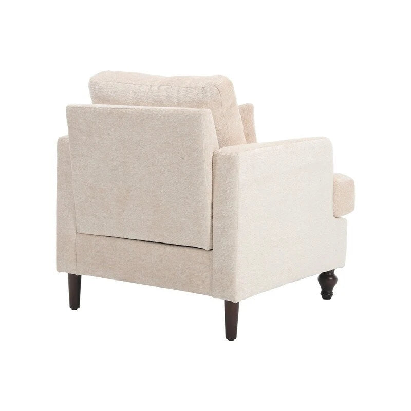 Modern Accent Chair Lounge Chair, Wood Frame Armchair