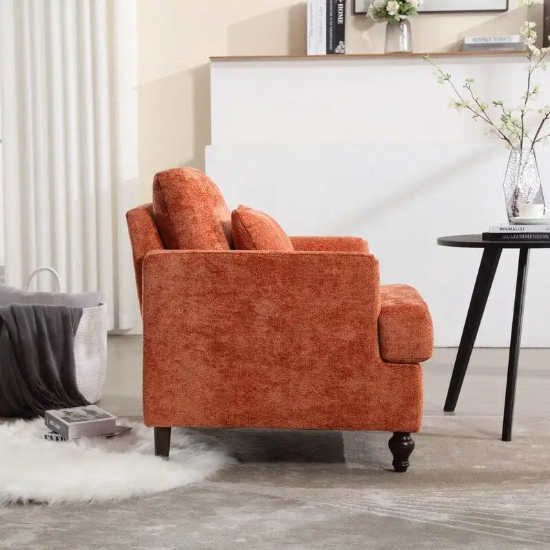 Modern Accent Chair Lounge Chair, Wood Frame Armchair
