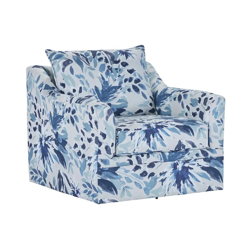 Pillow Back Swivel Chair