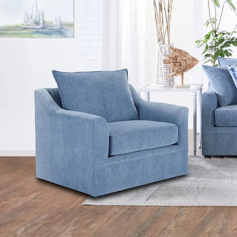 Pillow Back Swivel Chair