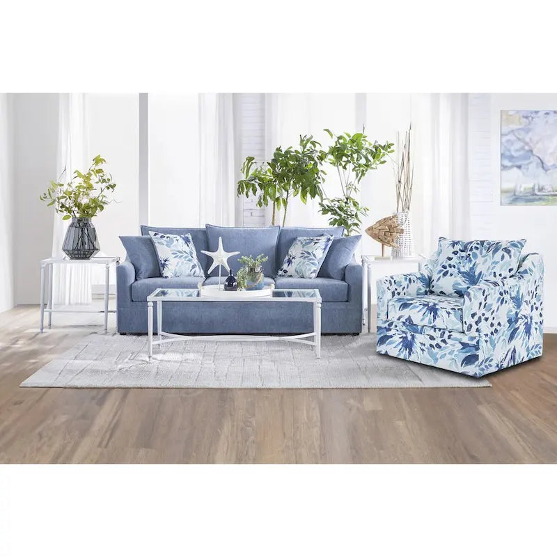 Pillow Back Swivel Chair