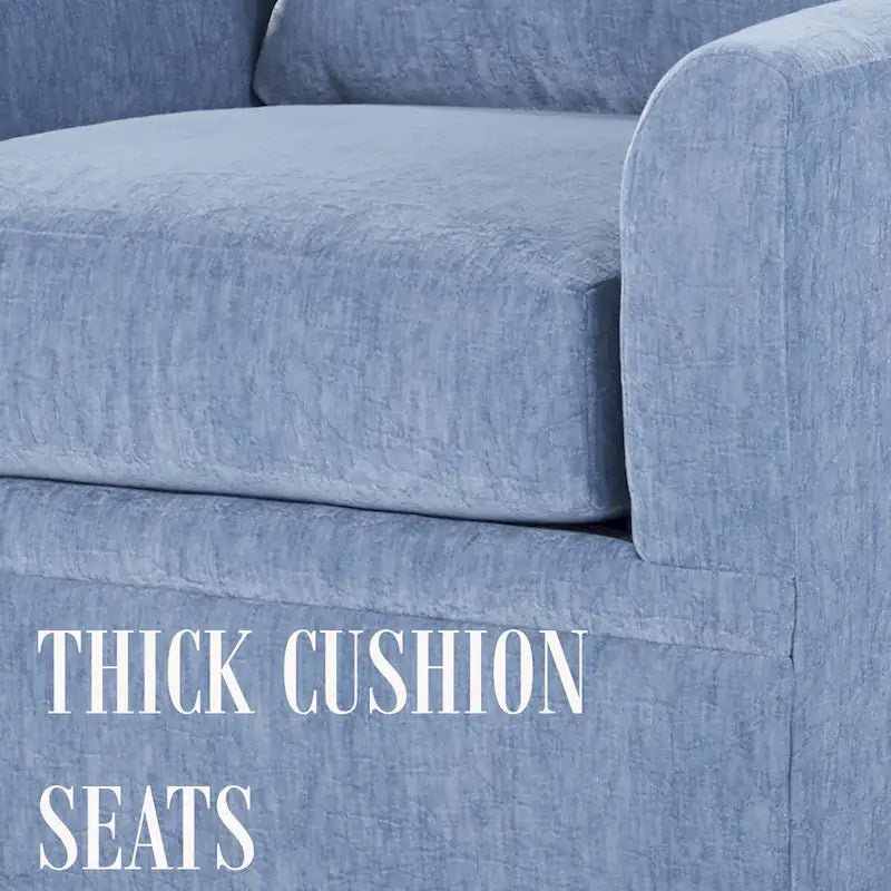 Pillow Back Swivel Chair