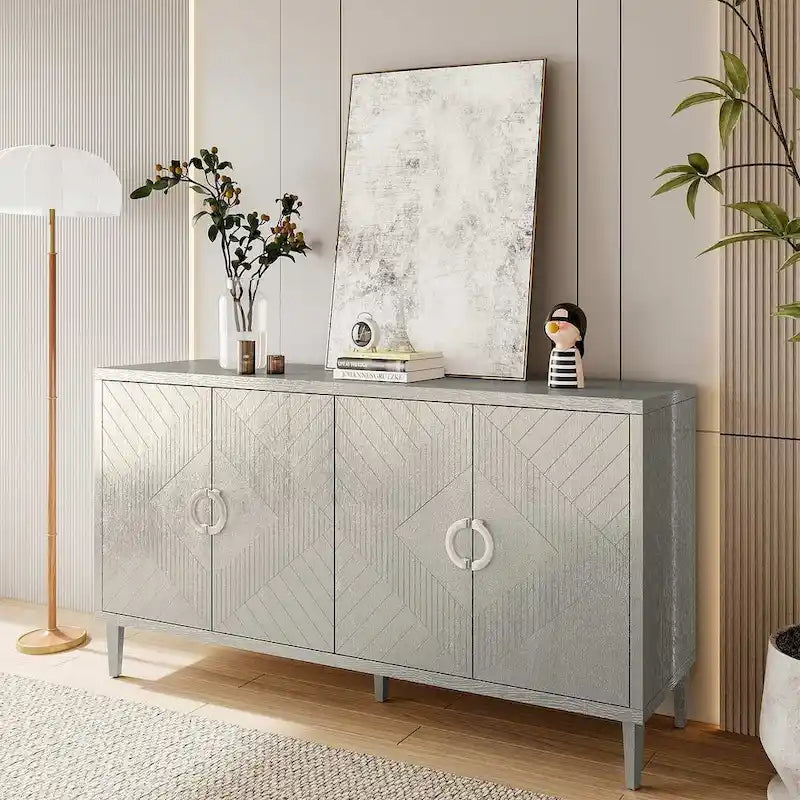 59 Modern and practical 4 doors entry storage cabinet