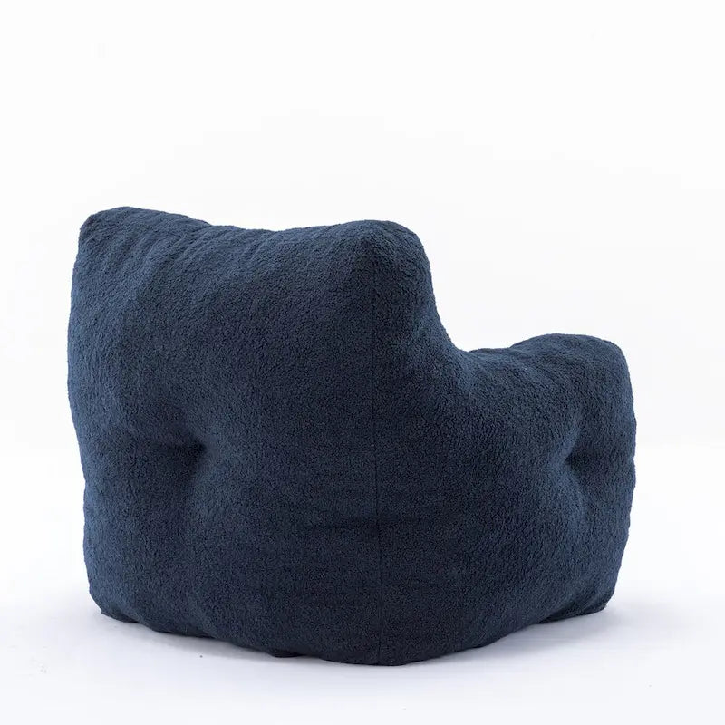 Faux Fur Fabric Bean Bag Chair, Floor Sofa For Living Room, Bedroom Lazy Sofa