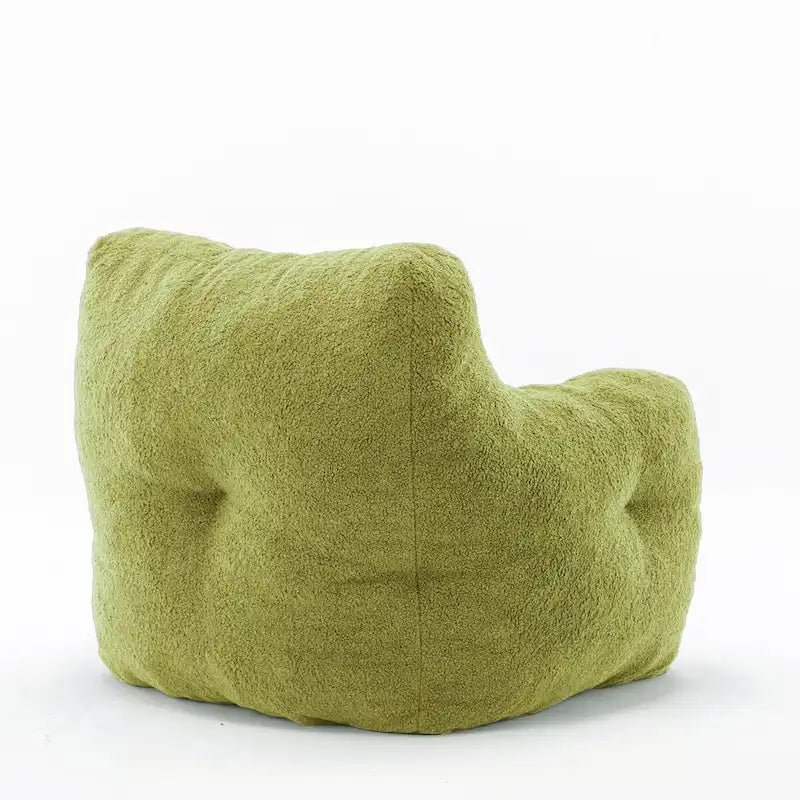 Faux Fur Fabric Bean Bag Chair, Floor Sofa For Living Room, Bedroom Lazy Sofa