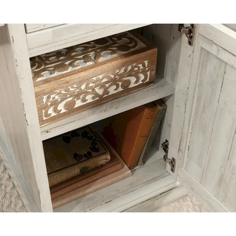 Executive Desk with Spacious Top, Drawers and Adjustable Shelving for Home Office