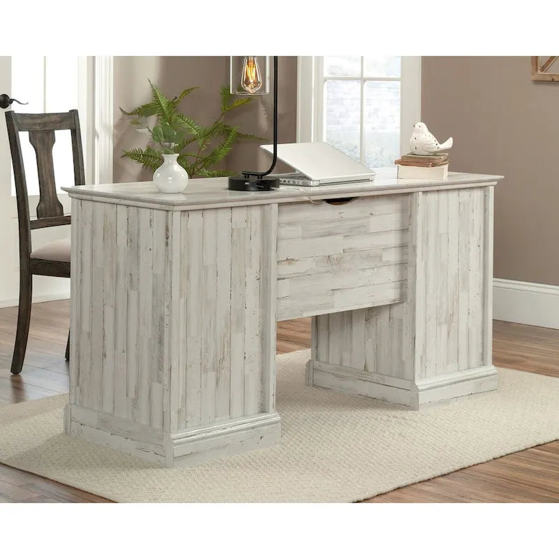 Executive Desk with Spacious Top, Drawers and Adjustable Shelving for Home Office