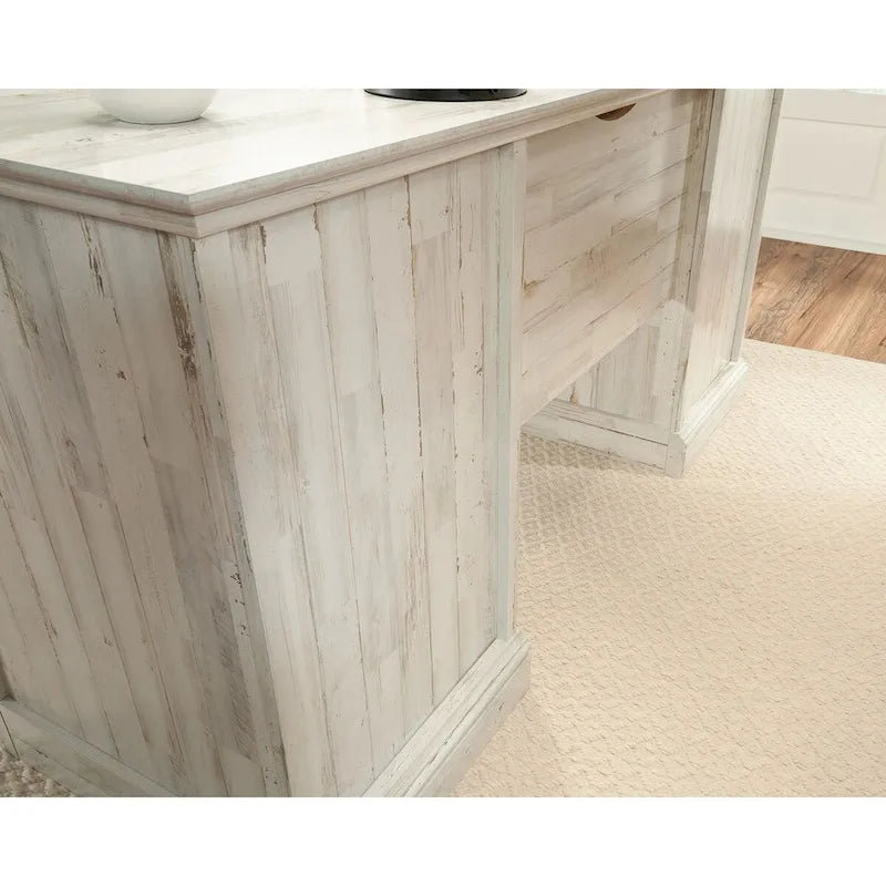 Executive Desk with Spacious Top, Drawers and Adjustable Shelving for Home Office