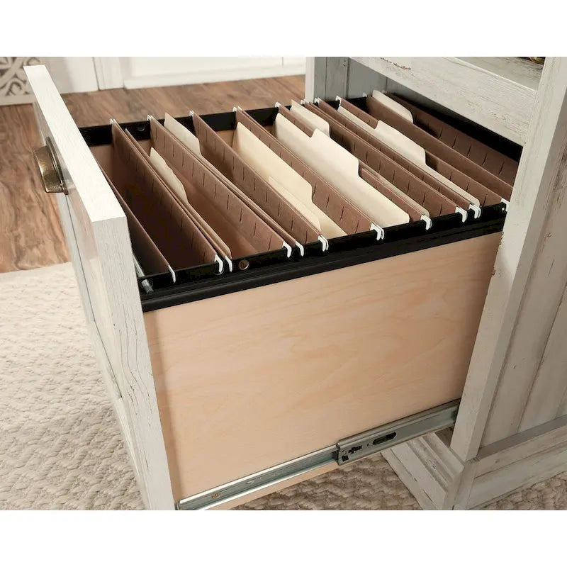 Executive Desk with Spacious Top, Drawers and Adjustable Shelving for Home Office