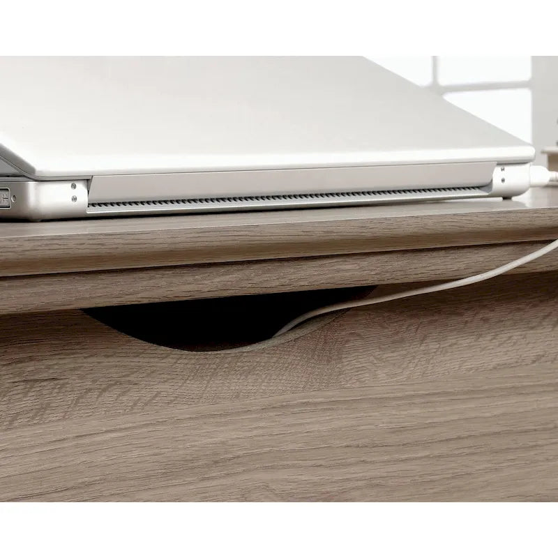 Executive Desk with Spacious Top, Drawers and Adjustable Shelving for Home Office