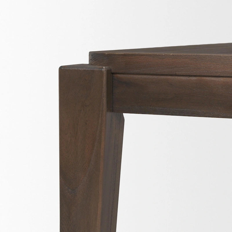 Dark Brown Wood Rectangular 72 Dining Table - 72.0L x 39.0W x 30.0H