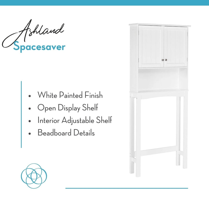 Over the Toilet Bathroom Spacesaver Wall Medicine Storage Cabinet with Adjustable Shelf