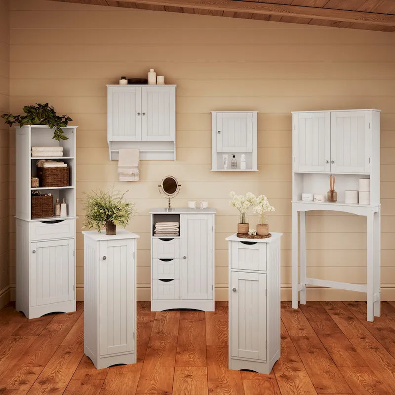 Over the Toilet Bathroom Spacesaver Wall Medicine Storage Cabinet with Adjustable Shelf