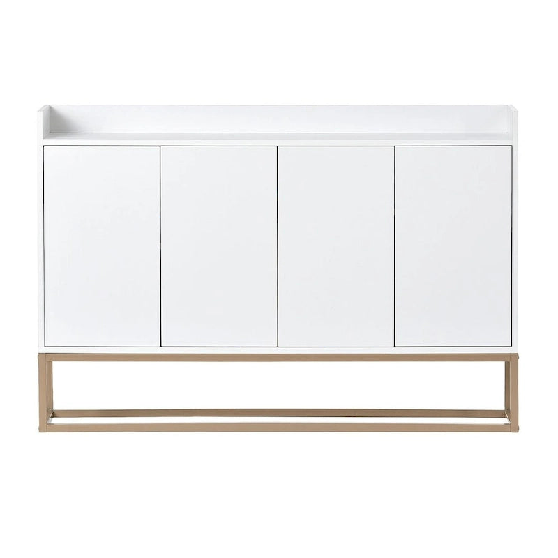 47.2 Modern 4 Door Buffet with Metal Base