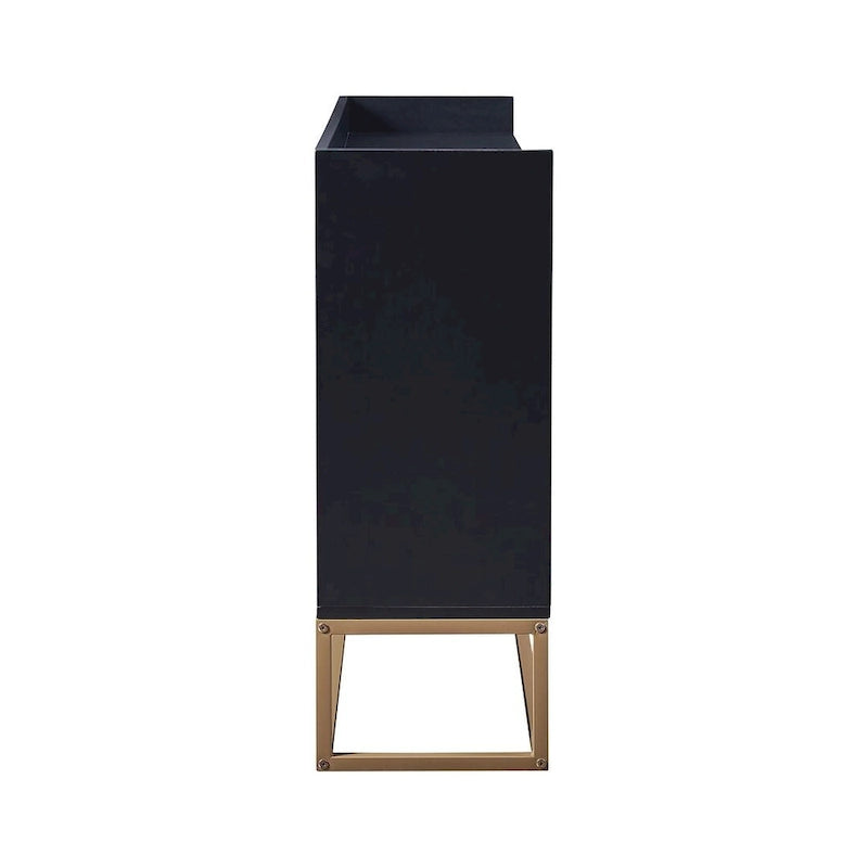 47.2 Modern 4 Door Buffet with Metal Base