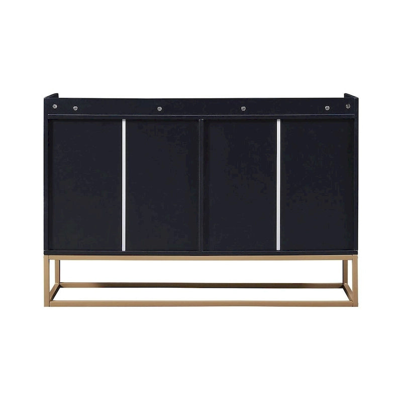 47.2 Modern 4 Door Buffet with Metal Base